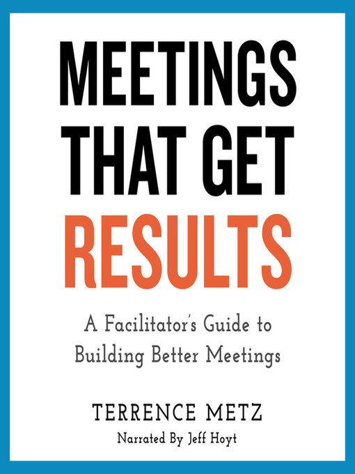 Cover image for Meetings That Get Results